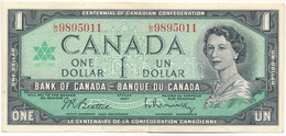 Kanada 1967. 1D "A Kanadai Konföderáció Centenáriuma" Emlékkiadás T:III  Canada 1967. 1 Dollar "Centennial Of Canadian C - Non Classés