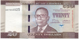 Libéra 2016. 20$ T:I Liberia 2016. 20 Dollars C:UNC - Unclassified