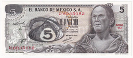 Mexikó 1971. 5P "U 6045682" T:I Mexico 1971. 5 Pesos "U 6045682" C:UNC Krause 62.b - Unclassified