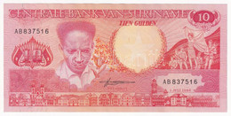 Suriname 1986. 10G T:I  Suriname 1986. 10 Gulden C:UNC Krause P#131 - Unclassified
