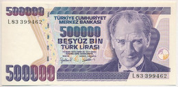 Törökország DN (2001) 500.000L "L83 399462" T:I- Turkey ND (2001) 500.000 Lira "L83 399462" C:AU Krause P#212a.3 - Unclassified