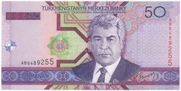Türkmenisztán 2005. 50M "AB 0489255" T:I Turkmenistan 2005. 50 Manat "AB 0489255" C:UNC Krause P#17 - Ohne Zuordnung
