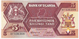 Uganda 1987. 5Sh T:I  Uganda 1987. 5 Shillings C:UNC  Krause P#27 - Ohne Zuordnung