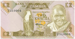 Zambia 1980-1988. 2K T:I- Zambia 1980-1988. 2 Kwacha C:AU  Krause#24 - Ohne Zuordnung