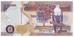 Zambia 2005. 5000K "FB/03 9859322" T:I Zambia 2005. 5000 Kwacha "FB/03 9859322" C:UNC Krause 45.b - Ohne Zuordnung