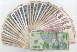 28 Darabos Jugoszláv és Román Bankjegy Tétel T:III,III- 28 Pieces Yugoslavian And Romanian Banknote Lot C:F,VG - Ohne Zuordnung