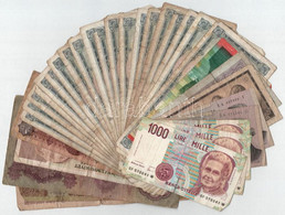33 Darabos Nagyrészt Külföldi Bankjegy Tétel, Közte Jugoszlávia, Olaszország, Izrael, Csehszlovákia T:III,III- Anyaghián - Ohne Zuordnung