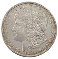 Amerikai Egyesült Államok 1896. 1$ Ag "Morgan" (26,78g) T:1,1- Halvány Patina  USA 1896. 1 Dollar Ag "Morgan" (26,78g) C - Sin Clasificación