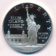Amerikai Egyesült Államok 1986S 1$ Ag "Szabadság-szobor" Kapszulában T:PP USA 1986S 1 Dollar Ag "Statue Of Liberty" In C - Non Classés