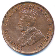 Ausztrália 1935. 1p Bronz "V. György" T:2,2- Karc Australia 1935. 1 Penny Bronze "George V" C:XF,VF Scratch Krause KM#23 - Non Classés