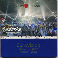 Finnország 2007. 1c-2E (8xklf) Forgalmi Sor, Karton Dísztokban + "EUROVISION SONG CONTEST HELSINKI 2007" Cu-Ni Verdei Zs - Sin Clasificación