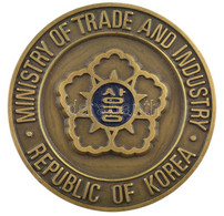 Dél-Korea 1965. "A Kereskedelmi és Ipari Minisztérium 100. évfordulója - Koreai Köztársaság" Kétoldalas, Részben Festett - Unclassified