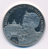 Hollandia 1998. "Beatrix" Kétoldalas Fém Emlékérem (32mm) T:1- (PP) Netherlands 1998. "Beatrix" Two-sided Metal Commemor - Unclassified