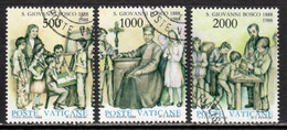 Vatican 1988 Mi# 937-939 Used - St. John Bosco - Gebraucht