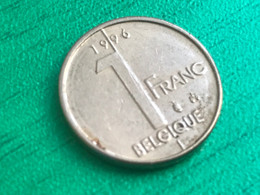 Münze Münzen Umlaufmünze Belgien 1 Franc 1996 Belgique - 1 Franc