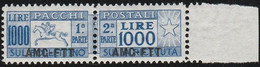 245 Trieste A  Pacchi Postali 1954 - Cavallino, Soprastampato N. 26. Cat. € 250,00. SPL - Paketmarken/Konzessionen