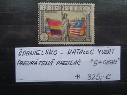 ŠPANIELSKO  -  INVERTED OVERPRINT  -  PREVRÁTENÁ PRETLAČ - Errors & Oddities