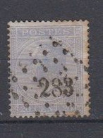 BELGIË - OBP - 1865/66 - Nr 18A (T/D 15) - (PT 283 - OOSTENDE)  - Coba  +1.00€ - Punktstempel