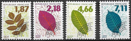 FRANCE Préo 236 à 239 ** MNH Feuille Arbre Tree Baum Frêne Hêtre Noyer Orme 1996 - 1990-1999