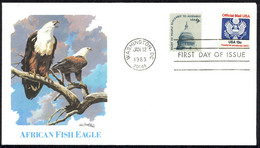 USA Sc# O129 (Fleetwood) FDC (a) (Washington, DC) 1983 1.12 13c Great Seal - 1981-1990