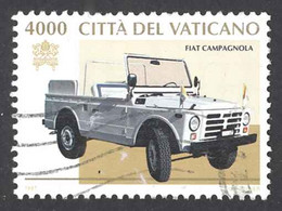 Vatican Sc# 1037 Used (a) 1997 Carriages & Automobiles - Gebruikt