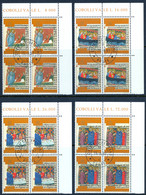 Vatican Sc# 1052-1055 FD Cancel Block/4 1997 Illustrations Of Christ's Miracles - Usados