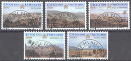 Vatican Sc# 1107-1111 FD Cancel 1999 Holy Places - Gebruikt