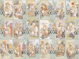 China Macau Maximum Card,2022 Eighteen Arhats Of Buddhism，18 Pcs - Cartes-maximum