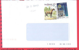 SAN MARINO 2004 - St.Post.071 - Busta Ordinaria "CAMPIONI DELL'IPPICA" - Vedi Descrizione - - Lettres & Documents