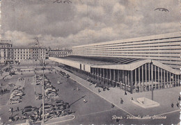 Roma - Piazzale Della Stazione Termini - Ed. Cesare Capello - Animata, Viaggiata 1954 - Stazione Termini