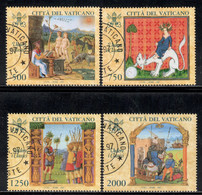 Vatican 1997 Mi# 1210-1213 Used - Pictures From Texts Of Latin And Greek Classics - Used Stamps