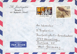 ICELAND -  AIRMAIL 1987 REYKJAVIK > WESSELING/DE / ZB52 - Lettres & Documents