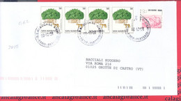 SAN MARINO 2008 - St.Post.075 - Busta Ordinaria "NATURA: Alberi" - Vedi Descrizione - - Cartas & Documentos