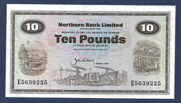 Northern Ireland 10 Pounds 1987 P189e VF+ - 10 Pounds