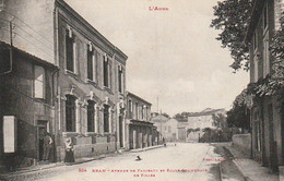 11 -bram - Avenue De Fanjeaux Et école Communale De Filles - Bram