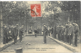 60    LIANCOURT   SANATORIUM  D' ANGICOURT   LE  JEU  DE  BOULES - Liancourt