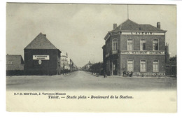 Thielt  Tielt  Statie Plein  Boulevard De La Station   Edit D.V.D. 8959  J Vervenne-Missant - Tielt