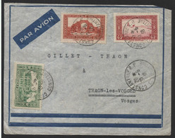 Lettre De CONSTANTINE à THAON LES VOSGES - 1939 - Airmail