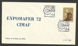 Portugal Cachet Commémoratif Expomafer 72 CIMAF 1972 Event Postmark Oporto - Annullamenti Meccanici (pubblicitari)