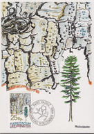 1986 Liechtenstein MC 70 Mi: LI 913°, Y&T: LI 854°, ZNr. LI 853°, Baumrinden, Weisstanne - Altri & Non Classificati