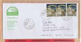 SAN MARINO 2020 - St.Post.102 - Busta Ordinaria Affrancata Con Striscia Di 3v. In € 2,65 - Vedi Descrizione - - Covers & Documents