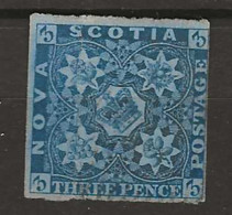 1851 USED Nova Scotia Mi 2 - Usados