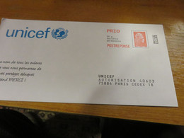 POST REPONSE UNICEF N°229148 - PAP : Antwoord /Marianne L'Engagée