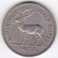 Ile Maurice 1/2 Rupee 1971 Elizabeth II. KM# 37 - Maurice