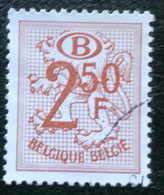 België - Belgique - C4/63 - (°)used - 1979 - Michel 65 - Cijfer Op Heraldieke Leeuw - Other & Unclassified