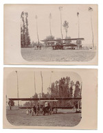 AVIATION 2 Cartes Photo Léré 1911 /FREE SHIPPING R - ....-1914: Precursores