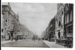 George St Showing Grand Theatre, Hull (7736) - Hull