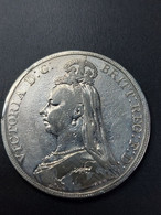 VICTORIA SILVER CROWN 1889 - Other & Unclassified