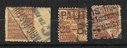 France Colis Postaux   N   54  X  3     Oblitérés B/TB   Voir Scans    Soldé   ! ! ! - Gebraucht