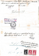 Turkey & Ottoman Empire -  Fiscal / Revenue & Rare Document With Stamps - 192 - Storia Postale
